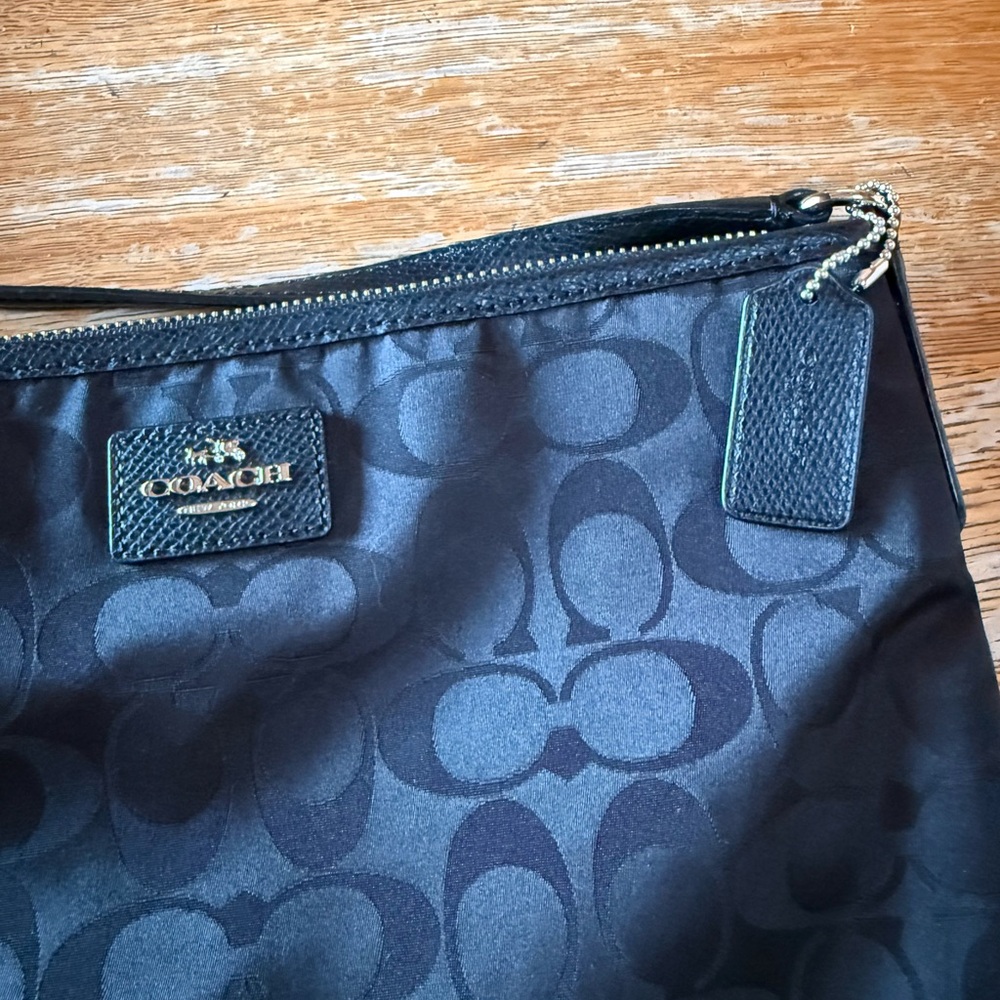 Coach Black Monogram Crossbody Bag - Picture 3 of 8